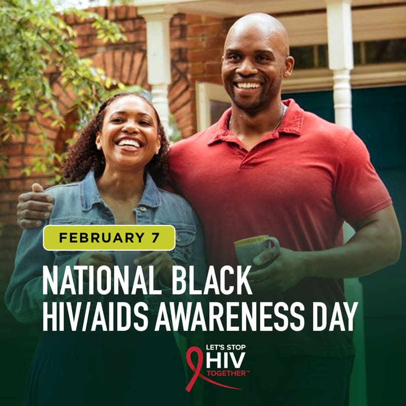 National Black HIV/AIDS Awareness Graphic - Let's Stop HIV Together